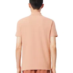 Lacoste Peach Regular Fit Polo T-Shirt image 2