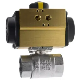 RS PRO Ball type Pneumatic Actuated Valve, BSP 1-1/4in, 40 bar Model No 7605618 image 3