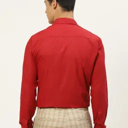 Sojanya Red Cotton Regular Fit Shirt image 2