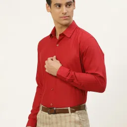 Sojanya Red Cotton Regular Fit Shirt image 3