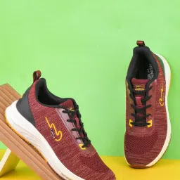 Campus Men's CAMP ZANE Maroon Running Shoes image 1