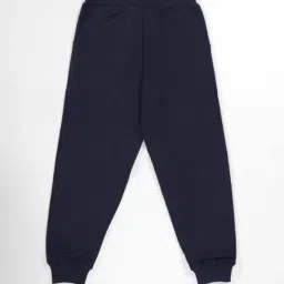 Kiddopanti Boys Dusty Blue & Navy Printed Sweatshirt with Trackpants image 5