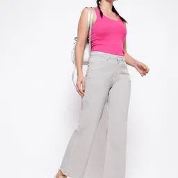 Belliskey Women Flared High-Rise Jeans-picture-35