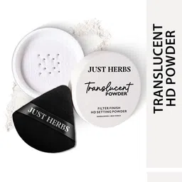 Just Herbs HD Setting Powder With Sandalwood & Rice Starch - 15 g -Translucent image 1
