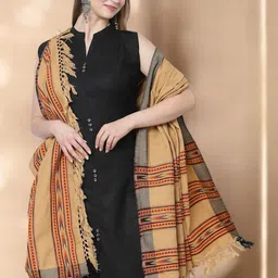 WEAVERS VILLA Abstract Woven Design Shawl-image-48