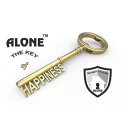 ALONE LOCKS Round 65 mm Alloy Steel Antique 10 Same Keys Double Locking Padlock (Pack of 3) image 4