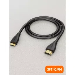 DigiTech 3 ft Black HDMI to Mini HDMI High Speed Data Cable, ‎CC1004 image 4