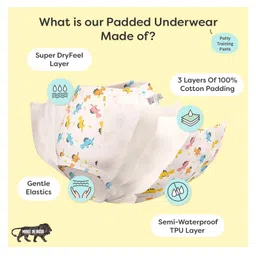SuperBottoms Padded Underwear for 9-12M Babies Potty Training Pants Assorted : Prints may vary or can be similar Pack of 10 image 2
