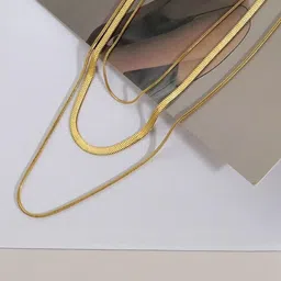 MYKI Gold-Plated Layered Necklace-image-81