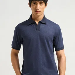 MISCHIEF MONKEY Solid Polo Collar Cotton T-shirt-picture-26