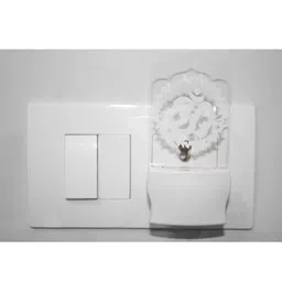 1ST TIME Red & Blue Textured Acrylic Traditional Abstract Shaped Shaped Wall Lamp image 4