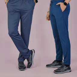 KAIDO Men Pack Of 2 Mid-Rise Track Pants-picture-24