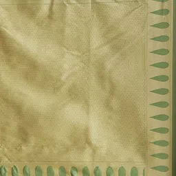 Saree mall Red & Green Woven Design Silk Blend Sarees image 3