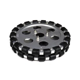 EasyMech 203mm Double Aluminium Omni Wheel Bush Type Roller image 3