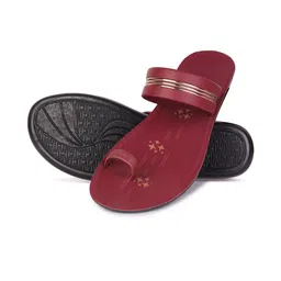 PENNEN Women Open One Toe Flats image 4