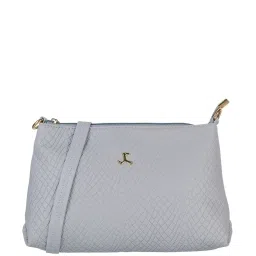 Mochi Grey Textured Medium Sling Handbag image 1