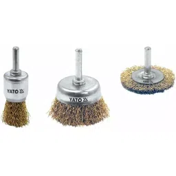 Yato Brass Wire Cleaning Cup Brush Set, YT-4755 (Set of 3)-image-21
