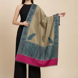 MUFFLY Women Paisley Embroidered Shawl-picture-48
