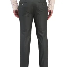 Raymond Green Slim Fit Texture Trousers image 2