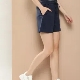 Bene Kleed Navy Cotton Regular Fit Shorts image 3