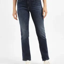 Levi's Women's Blue Mid Rise 312 Slim Fit Jeans-image-6