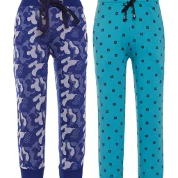 Vimal Jonney Kids Multicolor Printed Trackpants - Pack of 2-picture-27