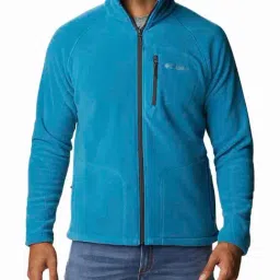 Columbia Men Blue Fast Trek II Full Zip Fleece Jacket-picture-10