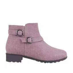 TRYME Women's Nude Casual Boots image 2