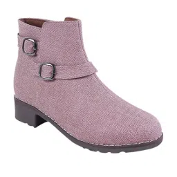 TRYME Women's Nude Casual Boots image 3