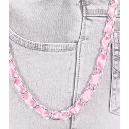 Cutecumber Kids Grey Solid Jeans image 4