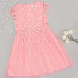 Pantaloons Junior Girls Cherry Blossom Embroidery Casual Dresses-image-31