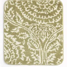 Saral Home Beige Microfiber Abstract Bath Mat Set of - 2 image 4