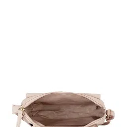Caprese Powder Peach Solid Sling Handbag image 4