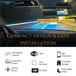 Cybernautt Car Dashcam Full HD 1920x1080 pixels Resolution 5-12 V, X400 image 3