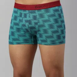 Dixcy Scott Maximus Green Regular Fit Printed Trunks image 3