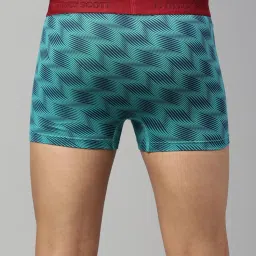 Dixcy Scott Maximus Green Regular Fit Printed Trunks image 2