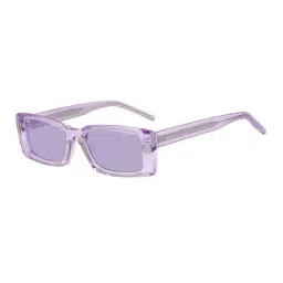 Hugo Purple Rectangular UV Protected Sunglasses for Women-picture-26