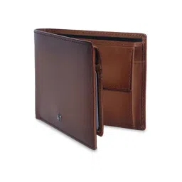 United Colors of Benetton Tan Sligo Leather Bi-Fold Wallet image 3
