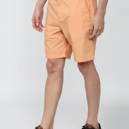 Forever 21 Peach Cotton Regular Fit Shorts image 3