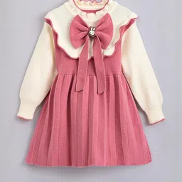 Hopscotch Girls Nylon Fit & Flare Dresses-picture-25