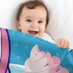 HOME PLUS STUDIOS Blue Cartoon Characters Mild Winter 150 GSM Breathable Single Bed Dohar image 4