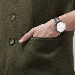 ColorPlus Mandarin Collar Nehru Jacket image 4