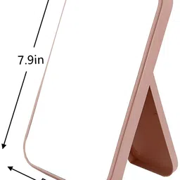 DHRUSIMI Pink Makeup Table Top Mirror image 5