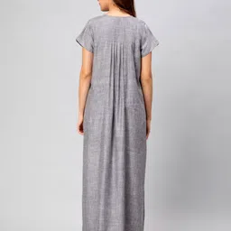 CEE-18 Round Neck Maternity Nightdress image 5