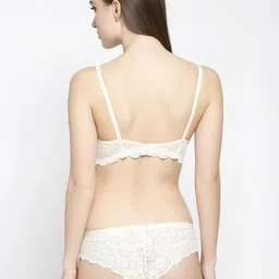 samvar Women Black,Brown Cotton Blend Bra Panty Set for Lingerie Set Undergarments Pack of 2 image 3