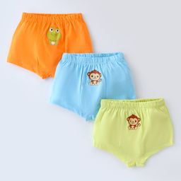 Doodle Poodle 100% Cotton Animal Printed Briefs Pack of 3 - Multicolour-picture-33