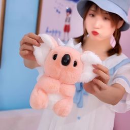 Tickles Koala Bear Soft Stuffed Plush Animal Toy for Kids Boys & Girls Birthday Gift (Size: Length 21 cm Color: Pink)-picture-14