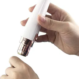 ARCADE TOYS Eyebrow Trimmer for Women, 2 in 1 Rechargeable Facial Hair Remover with Replaceable Heads, Professional Painless Personal Hair Removal Eyebrow Razor with Indicator Lights (MULTICOLOUR) image 2