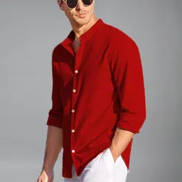 univibe Smart Slim Fit Casual Shirt image 4