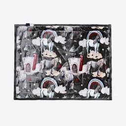 Monte Carlo Grey & Grey Set of 5 Cartoon Characters Blanket image 5